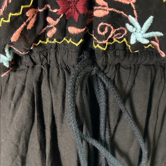 FREE PEOPLE ,NWT,mini dress,fairy,whimsical,cape sleeves,Frida print,embroidered - Picture 5 of 17